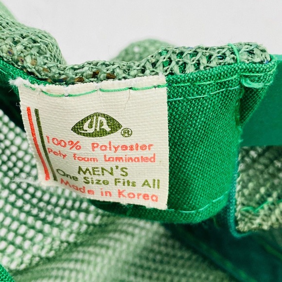 Vintage Boston Celtics Lucky Trucker Hat Snapback White Green Mesh Adjustable - Picture 8 of 8